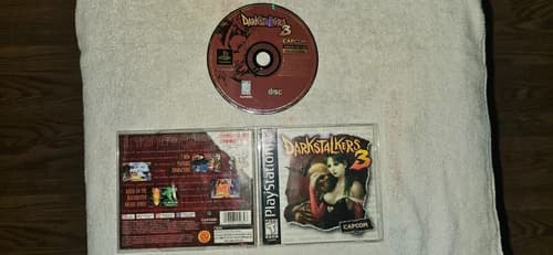 Darkstalkers 3 PS1 - Complete in Box (CIB) - Capcom Black Label