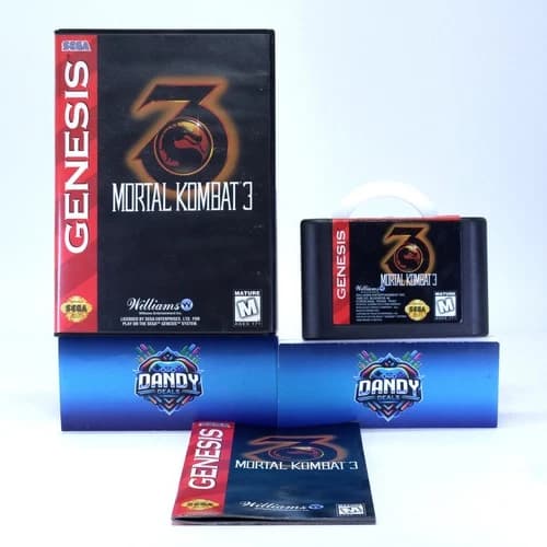 Mortal Kombat 3 CIB W/ Manual - Sega Genesis