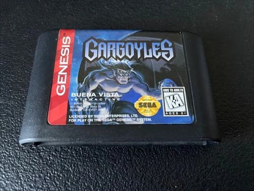 Gargoyles - Sega Genesis * Authentic Cartridge Only* Tested