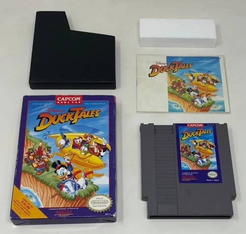 NES Nintendo - Duck Tales - CIB Complete in Box - Tested (Capcom, 1989)
