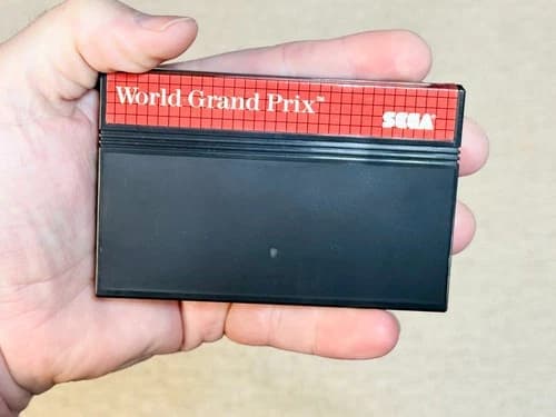 World Grand Prix (Sega Master System) Game Cartridge - Tested & Works