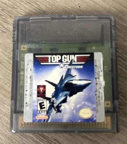 Top Gun Firestorm (GameBoy Color, 2001) Cart Only, Tested, Free Shipping 🎮💥
