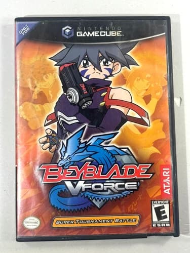 Beyblade: V Force -- Super Tournament Battle (Nintendo GameCube, 2003) CIB