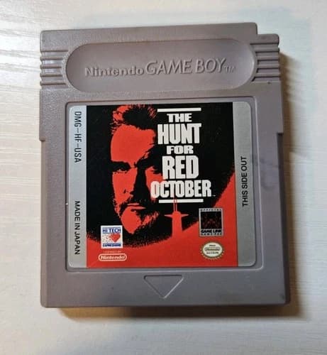 The Hunt for Red October (Nintendo Gameboy) Cartridge Tested