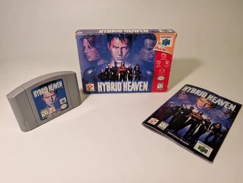 Hybrid Heaven -Nintendo 64 N64 - CIB - Authentic, Tested, Working
