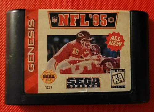 NFL '95 FOOTBALL SEGA GENESIS SPORTS - CARTRIDGE ONLY