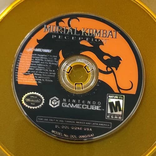 Mortal Kombat: Deception GameCube NTSC-U/C Tested