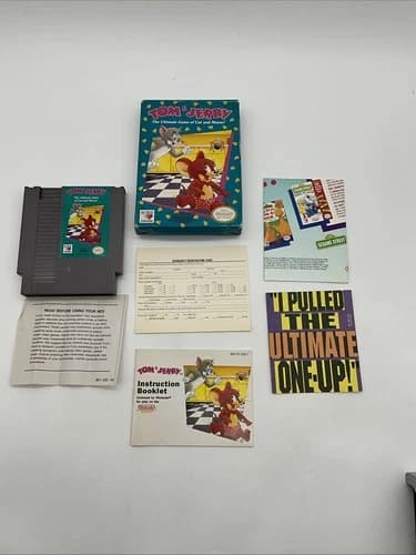 Tom & Jerry: The Ultimate Game of Cat and Mouse (NES, 1991) - Complete In Box