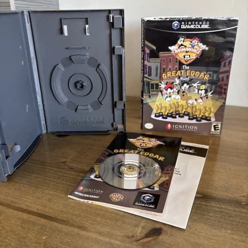 Animaniacs: The Great Edgar Hunt Nintendo GameCube CIB tested and working