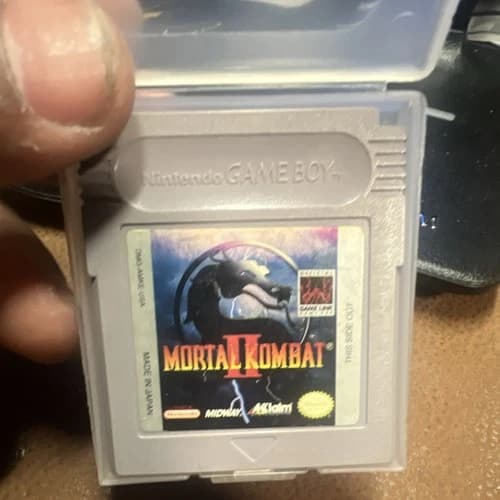 Mortal Kombat II (Nintendo Game Boy, Midway/Acclaim) Fighting Cartridge