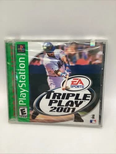 Triple Play 2001 Greatest Hits GH Sony Playstation Ps1 Complete CIB