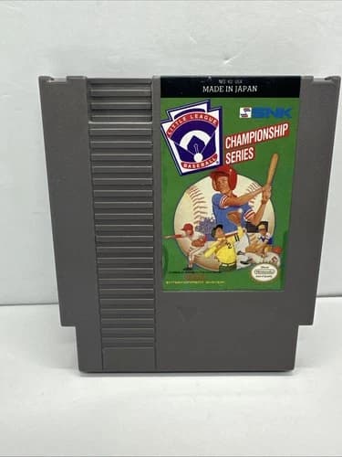 NES Little League Baseball Nintendo Entertainment System 1990 Cleaned & Tested