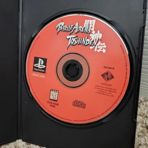 Battle Arena Toshinden Playstation 1 PS1 Disc Only Sony 1995