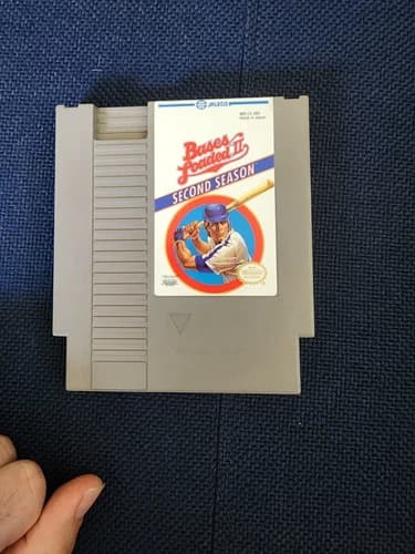 BASES LOADED 2 II - Nintendo (Authentic) NES Game, Tested & Working