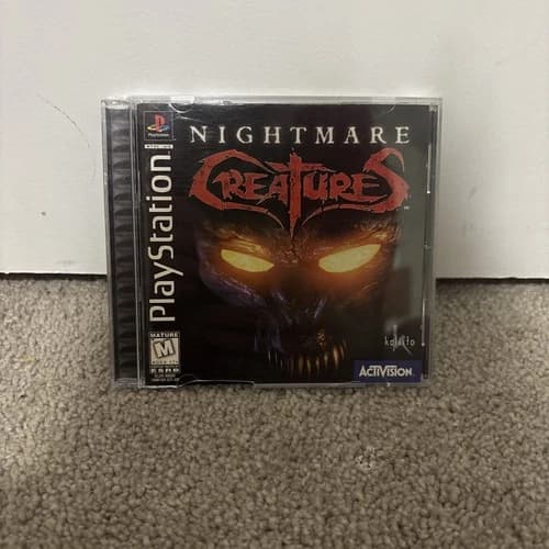 Nightmare Creatures (PS1, 1997) Sony PlayStation Black Label CIB Reg Card Tested
