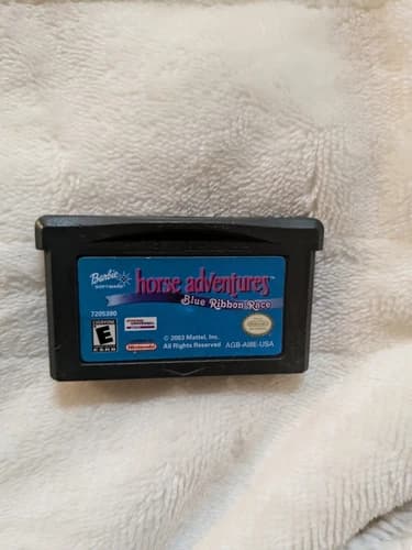 Barbie Horse Adventures: Blue Ribbon Race Nintendo GBA 2003 Cart Only