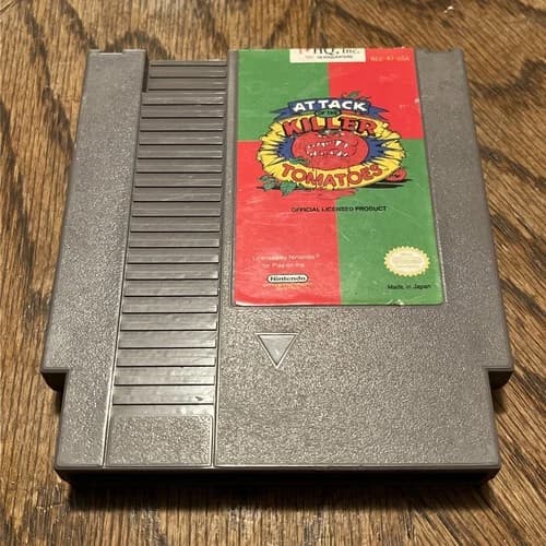 Attack Of The Killer Tomatoes Nintendo NES Authentic Tested Works