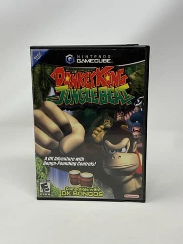 Donkey Kong Jungle Beat Nintendo GameCube Complete CIB Immaculate Disc Tested
