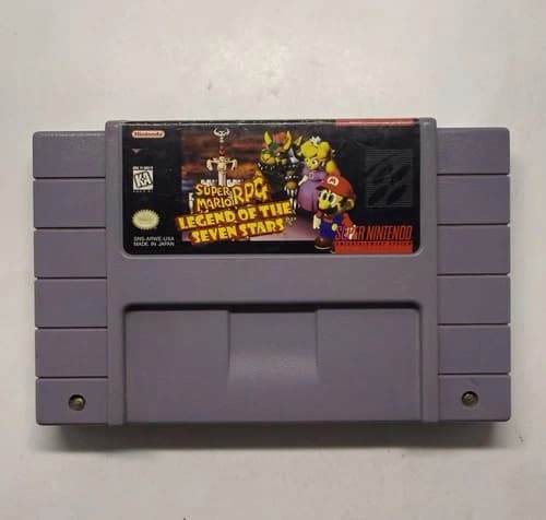 Nintendo Super Mario RPG: Legend of the Seven Stars SNES Authentic Tested