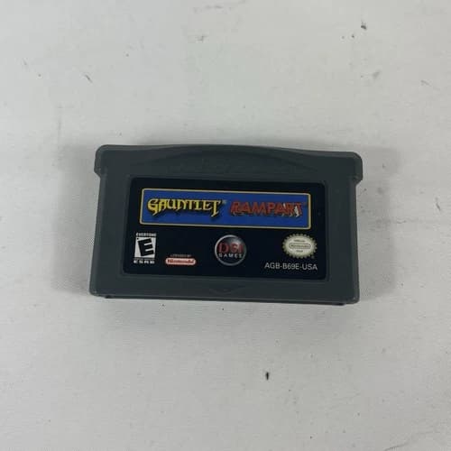 Gauntlet Rampart Nintendo Game Boy Advance GBA