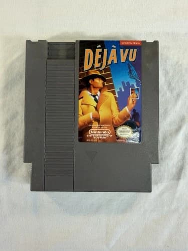 Deja Vu Nintendo Entertainment System NES 1990 Authentic Cartridge Only Game