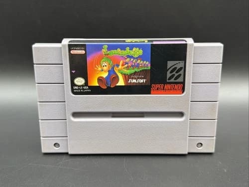 Lemmings (Super Nintendo Entertainment System, 1992) Authentic. Tested SNES