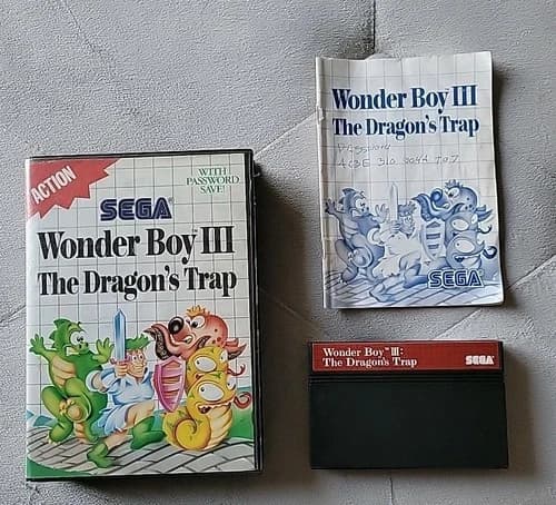 Wonder Boy III The Dragon's Trap | Sega Master System | Authentic | Complete CIB