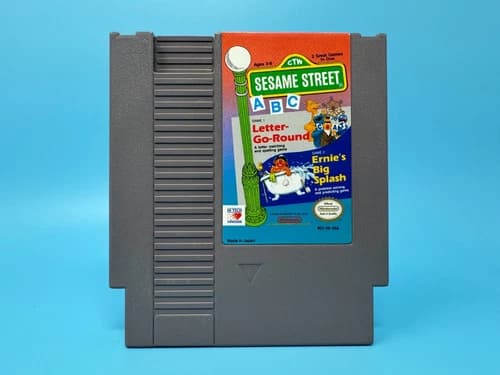 Sesame Street ABC (Nintendo NES) *GAME ONLY - CLEANED & TESTED*