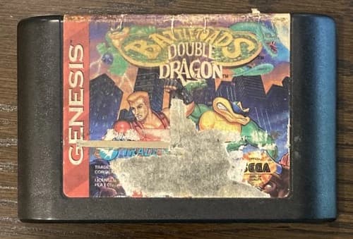 Battletoads/Double Dragon - Sega Genesis USED, TESTED, CARTRIDGE ONLY