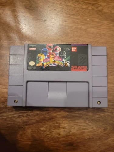 Mighty Morphin Power Rangers (Super Nintendo SNES, 1994) AUTHENTIC CART TESTED
