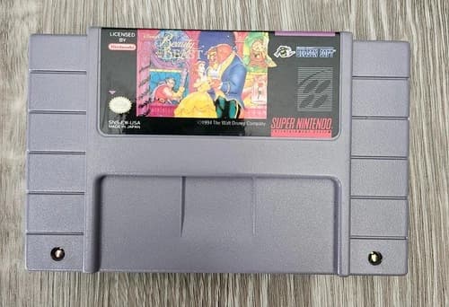 Beauty and the Beast (Super Nintendo SNES, 1994) CART ONLY - Tested