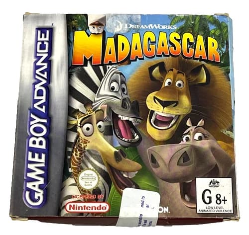 Madagascar Nintendo Gameboy Advance GBA Complete* Boxed