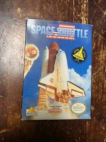 Space Shuttle Project Nintendo NES Original Video Game - CIB