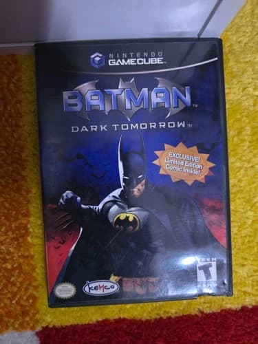 Batman Dark Tomorrow Nintendo GameCube 2003 Complete with Comic
