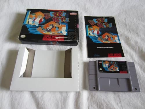 Bebe's Kids (SNES) Super Nintendo CIB Complete Box Mandingo 1994