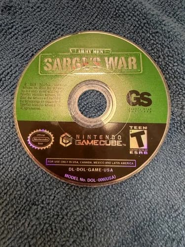 Army Men RTS Real Time Strategy for Nintendo Gamecube Disc Only