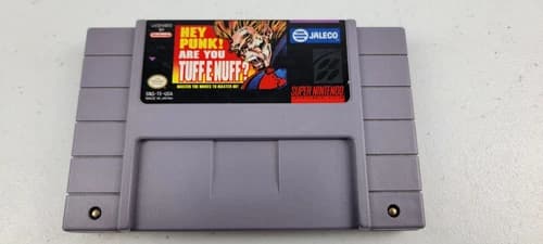 Hey Punk Are You Tuff E Nuff Super Nintendo Snes Authentic!