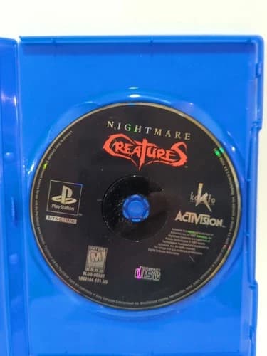 Nightmare Creatures (Sony PlayStation 1, 1997) PS1 Disc Only Tested