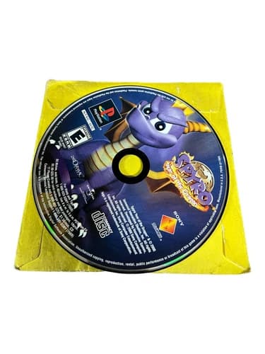 Sony PlayStation 1 PS1 Disc Only TESTED Spyro Year of the Dragon 2000 BL