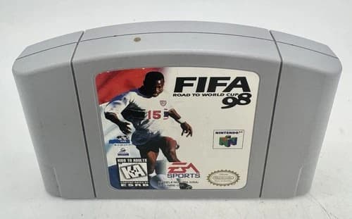 Fifa 98 Road to World Cup (N64 Nintendo 64) Authentic, Tested & Working