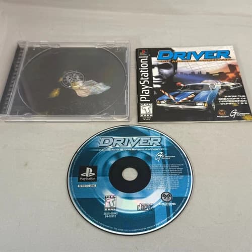 Driver - You Are The Wheelman (Sony Playstation PS1) Complete CIB! TESTED!