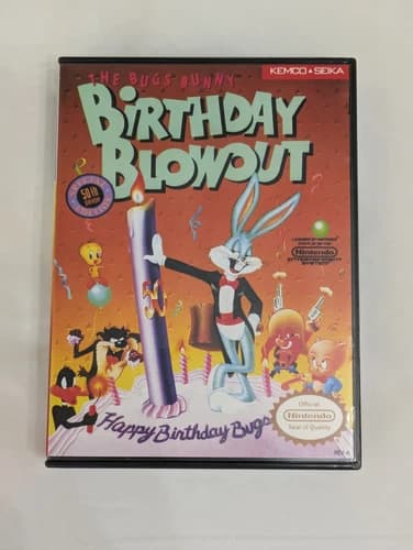 The Bugs Bunny Birthday Blowout (NES) CIB, Tested