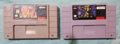 Cutthroat Island - The Lawnmower Man (Super Nintendo) Tested and Working