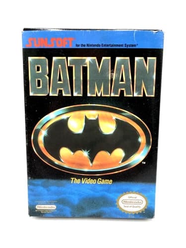 Batman: The Video Game NES Nintendo Complete in Box
