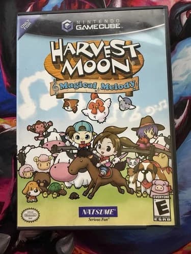 Harvest Moon Magical Melody Nintendo GameCube Game CIB, great condition