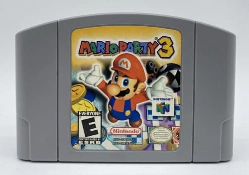 Mario Party 3 (Nintendo 64 N64, 2001) Cart Cartridge Only Authentic Tested