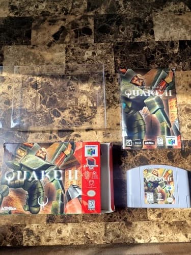 Quake II 2 (Nintendo 64, 1999) N64 Complete With Manual (Tested & Working)