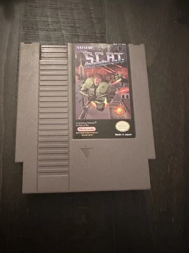 S.C.A.T.: Special Cybernetic Attack Team Nintendo 1985 SCAT NES TESTED