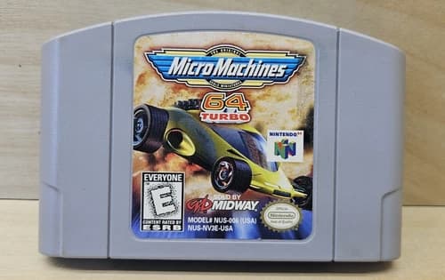 Micro Machines 64 Turbo (Nintendo 64, N64) Tested & Working