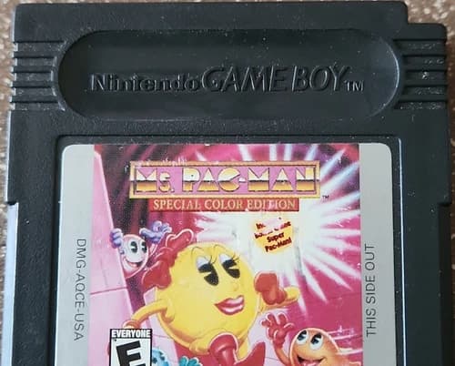 Ms. Pac-Man Special Color Edition Nintendo Game Boy Special Edition Arcade